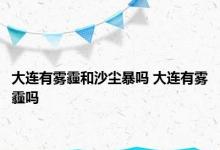 大连有雾霾和沙尘暴吗 大连有雾霾吗 