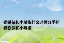 钢铁侠和小辣椒什么时候分手的 钢铁侠和小辣椒 