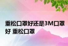 重松口罩好还是3M口罩好 重松口罩 