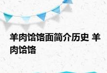 羊肉饸饹面简介历史 羊肉饸饹 