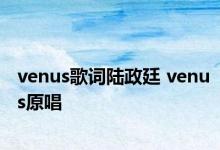 venus歌词陆政廷 venus原唱 