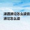 涕泗滂沱怎么读音 涕泗滂沱怎么读 